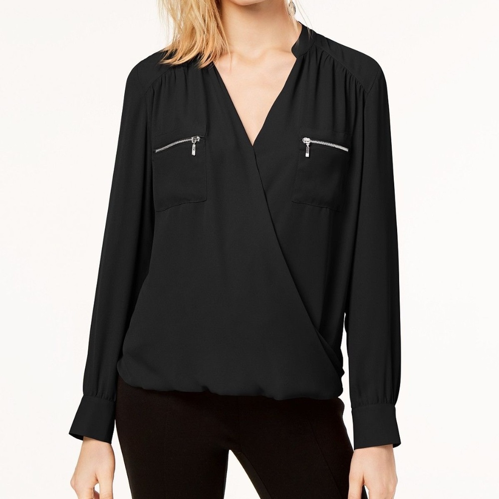 INC International Concepts Zipper-Pocket Surplice
